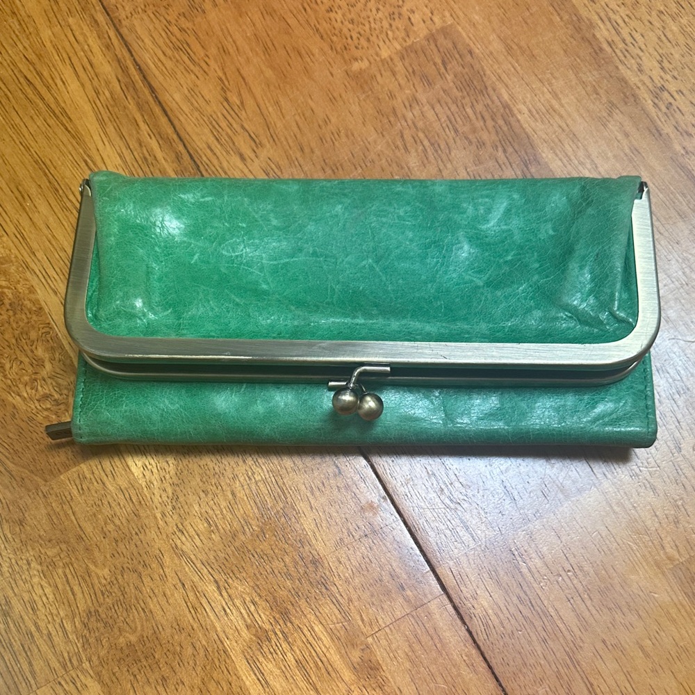 HOBO Jade Leather Clutch Wallet